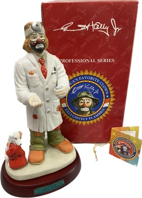 NIB! Vintage Emmett Kelly Jr Clown  DOCTOR TAKE TWO PILLS A DAY Gift Display NEW