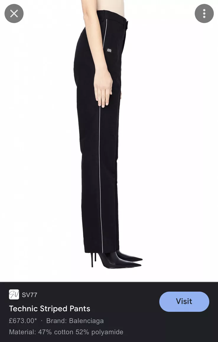 Balenciaga shop striped pants