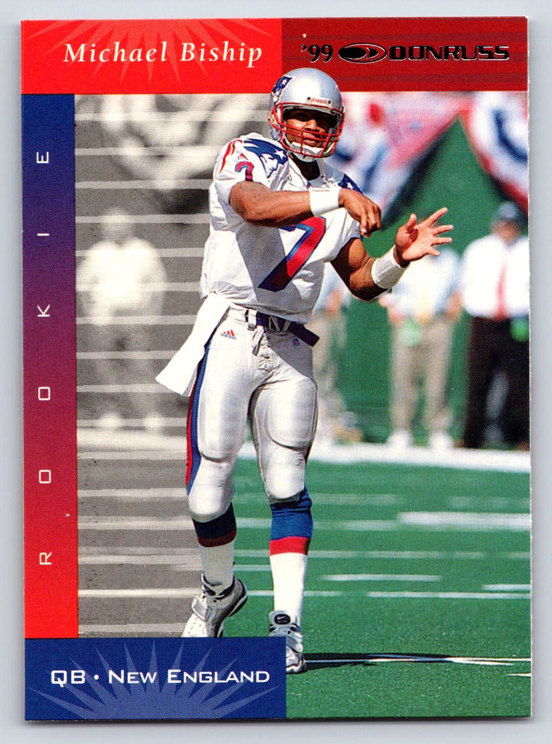 Michael Bishop New England Patriots 1999 Donruss #189 Rookie 18683