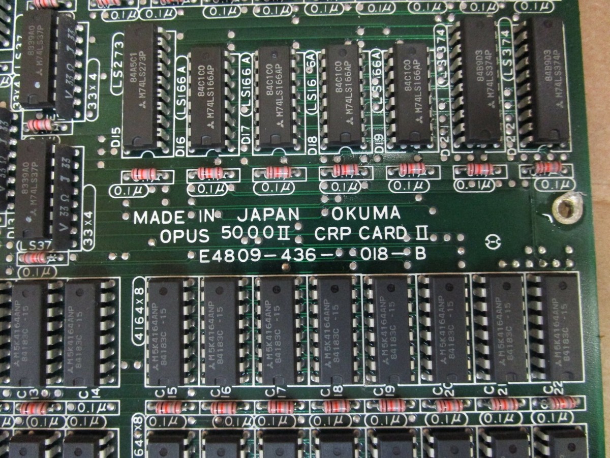 オクマ E4809-045-106-F OPUS 5000 II Okuma OPUS 5000 II CRP Card II E4809-436-018-B E4809436018B