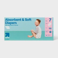 Disposable Diapers - Size 7 - 112ct - up up