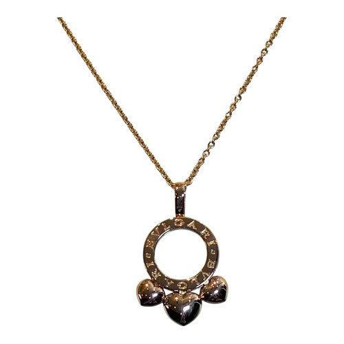 AUTH BVLGARI ALLEGRA VALENTINE LIMITED NECKLACE AU750 18K ROSE GOLD UNISEX F/S