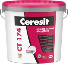 Top Coat Render - CT174 Ceresit - Silicate-Silicone 1.5mm grain 25kg