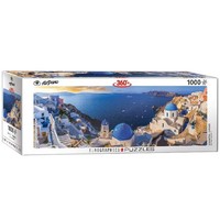 Santorini Griechenland (Puzzle) Panorama-Puzzle Spiel In Spielebox 6010-5300
