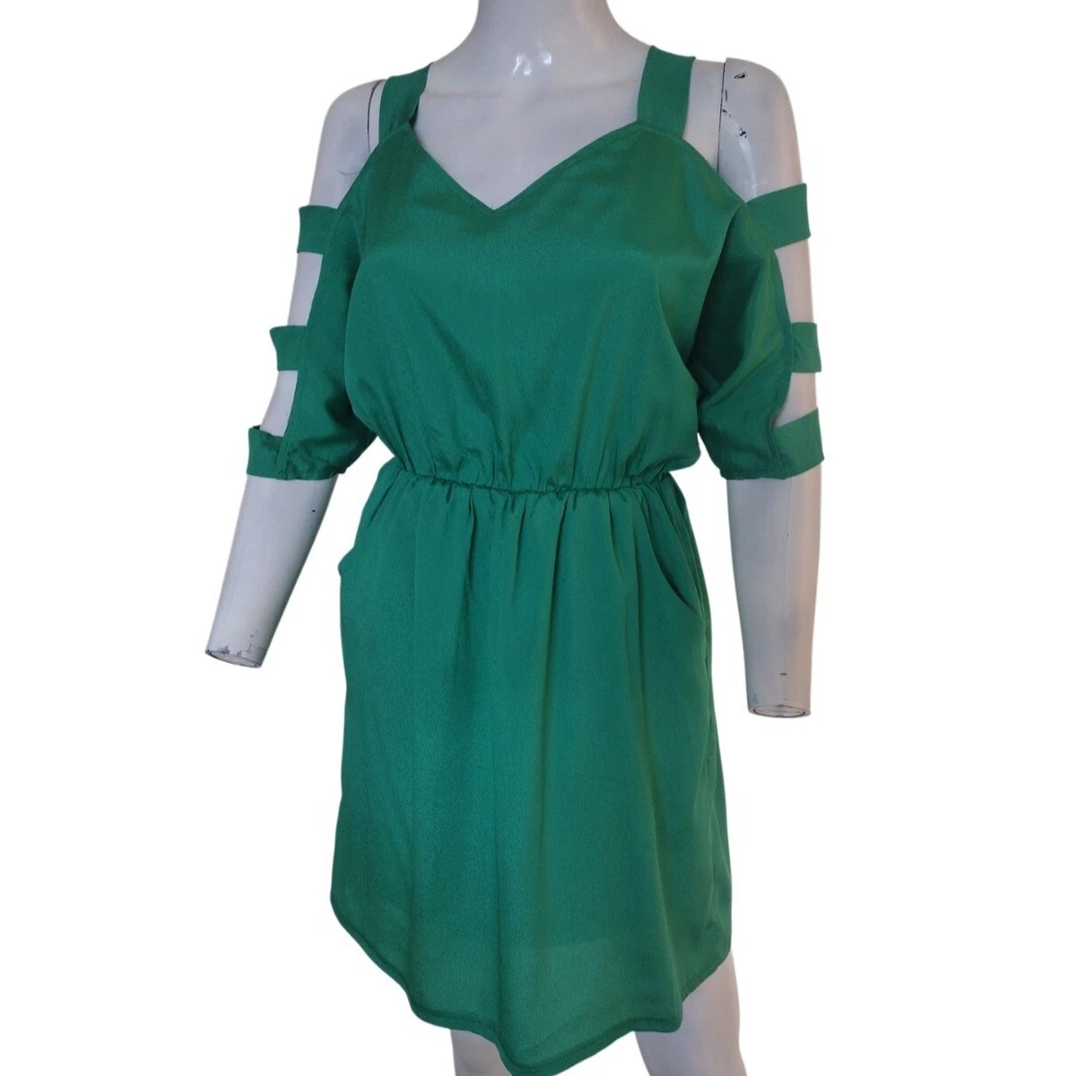 slim fit dress slacks Green Tie Dye Print Ruched Side Strappy Midi Dress – AX Paris
