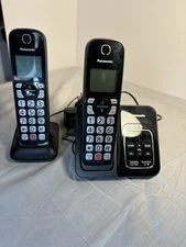 Panasonic Expandible Digital Cordless Answering System w/ 2 Headsets KX-TG9332T