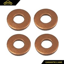 4 Rondelle Iniettori Rame Per C1/C2/C3/Fiesta/107 1.4 Hdi 1.4 TDCI