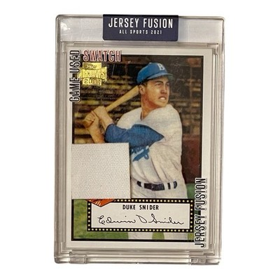 Jersey Fusion 2022 All Sports Edition MLB Game Used  #JF-DS78 Duke Snider NM+