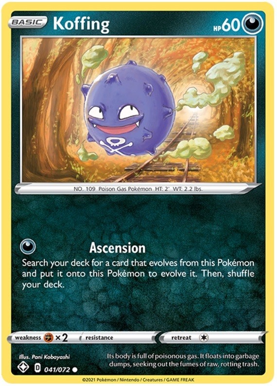 Koffing - 041/072 - Common - Near Mint