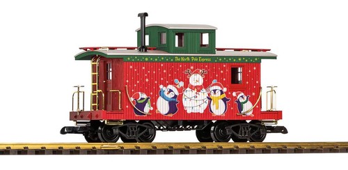 Piko Escala G ~ Nuevo 2026 ~ Polo Norte Express Madera Caboose ~ 38978 | Zustand: New