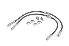 Brk00050 Apr Braided Stainless Steel Brake Lines Set Of 2 - Front