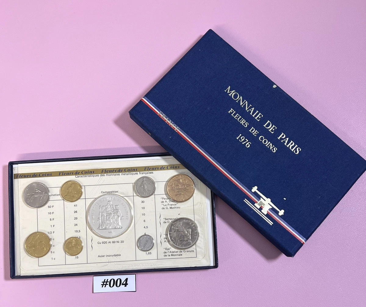 未曾流通1976 法国硬币| eBay