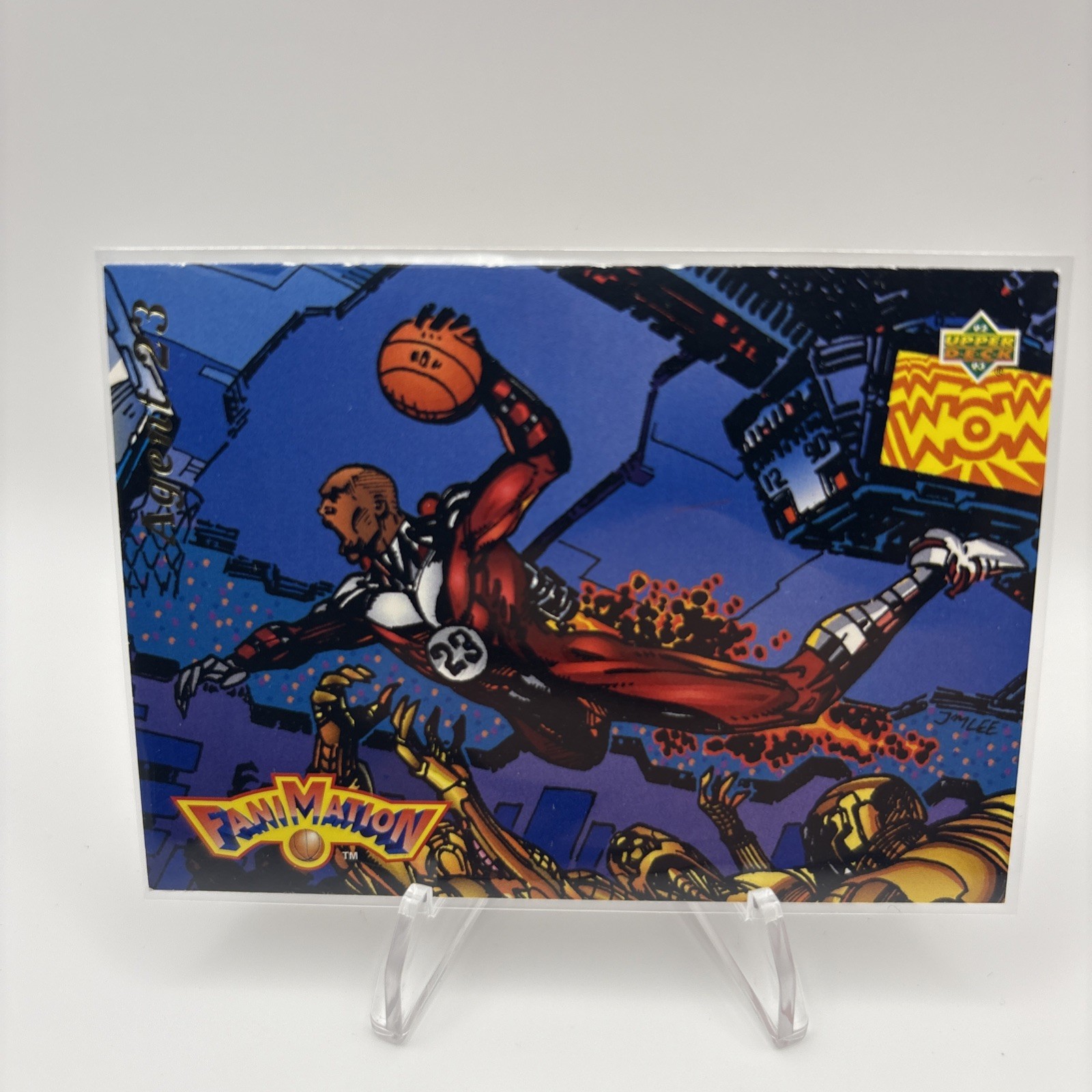 1992 UPPER DECK!  FANIMATION!  MICHAEL JORDAN!  AGENT 23!  #506