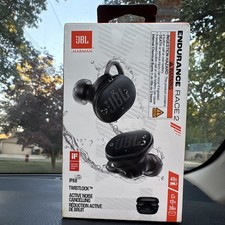 JBL Endurance Race 2 True Wireless Bluetooth 5.3 ANC Ear-Hook Earbuds Black