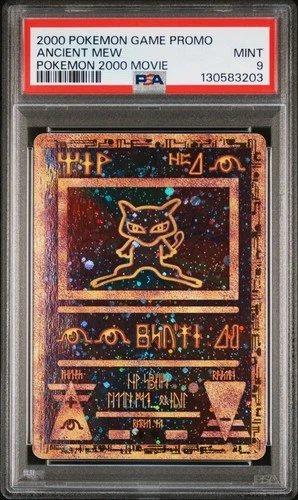 2000 POKEMON GAME MOVIE POKEMON 2000 MOVIE ANCIENT MEW PSA 9
