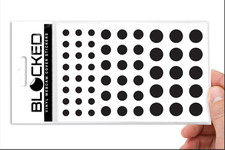 BLOCKED Original Vinyl Webcam Cover Stickers  57 Restickable  Stackable Privac