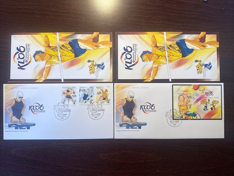 MALAYSIA FDC COVER 2006 YEAR DISABLED PEOPLE SPORTS HEALTH MEDICINE STAMPS