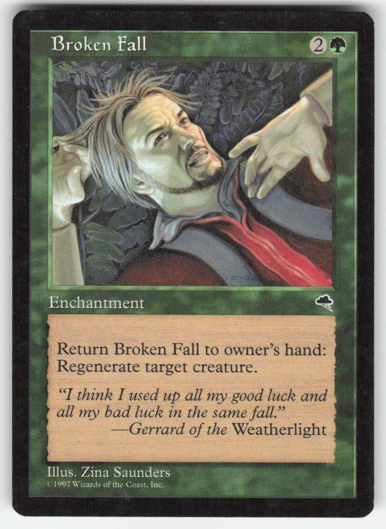 1997 Broken Fall Tempest 216 MTG