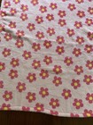 Baby Gear Pink & Yellow Flower Blanket Soft Fleece 30x36 Security Lovey Euc