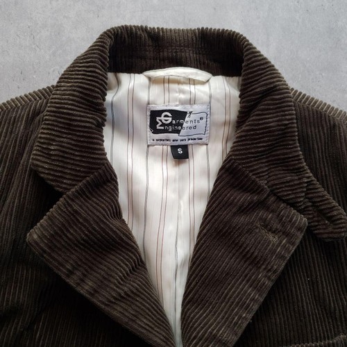 Engineered Garments Corduroy Jacket Brown Classic 3 Button Workwear Style S Size - Picture 3 of 10