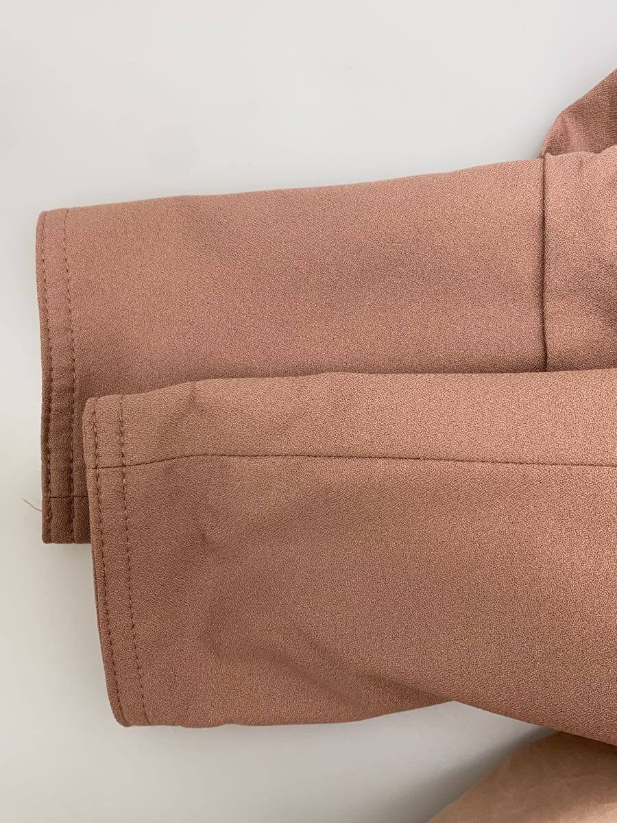 AMERI Olive Back Frill Jacket Beige Polyester Sol… - image 5