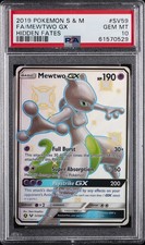 2019 POKEMON SUN & MOON HIDDEN FATES #SV59 FULL ART/MEWTWO GX PSA 10 on eBay