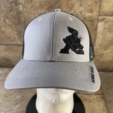 Howies Hockey SnapBack Trucker Hat Cap Gray Black Mesh Embroidered Goalie NWT