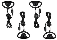 4 x Interphone Mini USB Superflex Earpieces - Brand New