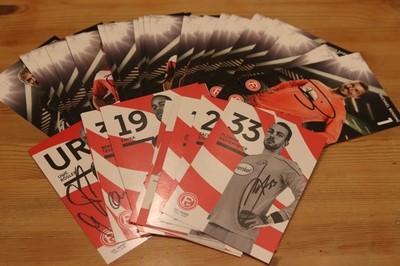 Autogrammkartensatz Fortuna Düsseldorf 2018/2019 2019/2020 original signiert