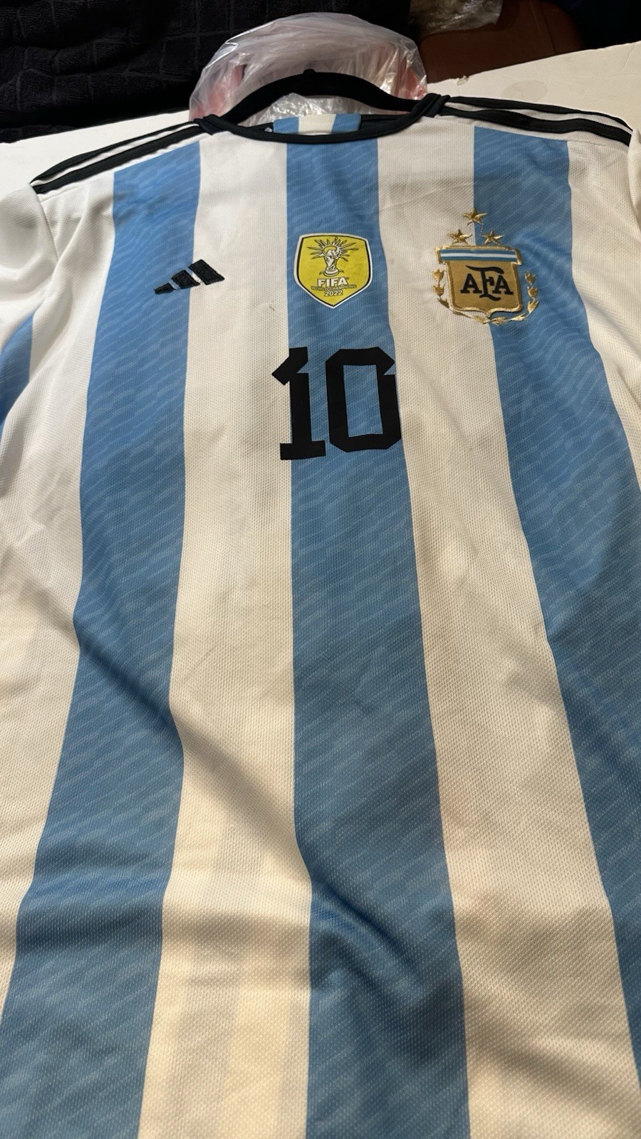 Argentina Adidas AFA 50th Anniversary Soccer Jersey Shirt Lionel Messi #10 XL