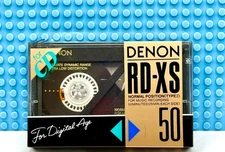 DENON RD-XS  50  1988  JAPAN  TYPE I    BLANK CASSETTE TAPE (1) (SEALED)