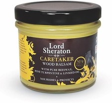 Lord Sheraton Caretaker Wood Balsam 125ml Beeswax Polish for Furniture