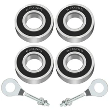 YOXUFA Front Rear Mini Bike Wheel Bearings Replacement for Coleman 6202RS 