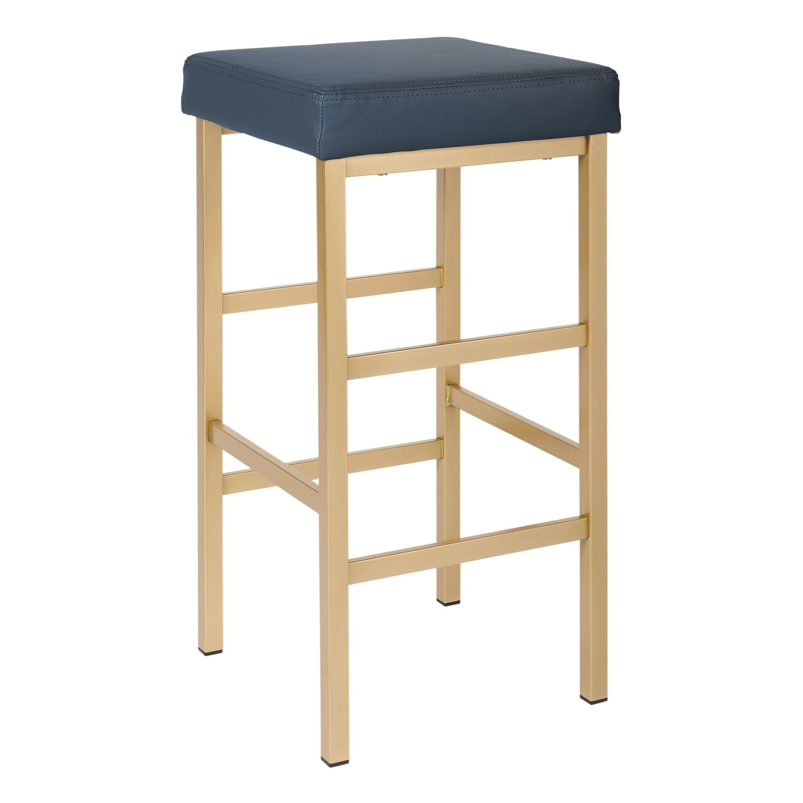 OSP Home Furnishings Metro Modern Backless Bar Stool, 30.25 Inch Bar Height, ...