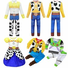 Kids Toy Story Woody Jessie Buzz Lightyear Fancy-Dress Book Week Cosplay Costume