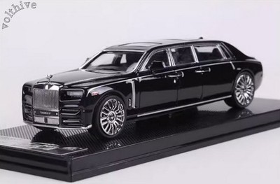 SmallCarArt 1/64 Rolls-Royce Phantom VIII Mansory Ewb Black Diecast-Collectible