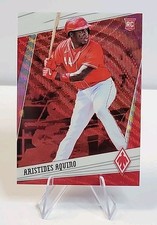 2020 Panini Chronicles - Phoenix Aristides Aquino #5 Ruby Wave /199 (RC)