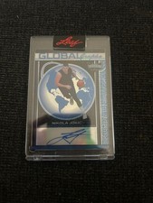 Nikola Jokic Denver Nuggets 2023 Leaf Vibrance Global Graphs Auto Autograph 6/8