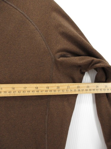 VINTAGE Patagonia Sweater Men Large Brown Capilene Performance Base Layer 90s - Picture 6 of 13
