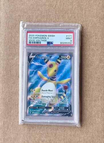 Ampharos V graded PSA 9 for sale on eBay