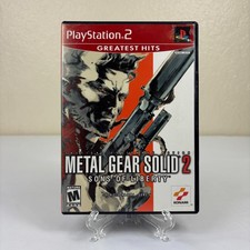 Metal Gear Solid 2 Sons of Liberty PS2 Greatest Hits CIB Resurfaced + Tested