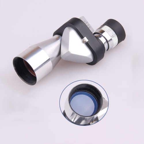Mini Telescopio Óptico Aleación de Aluminio Enfoque Ajustable Monocular Película Roja Azul - Imagen 4 de 11