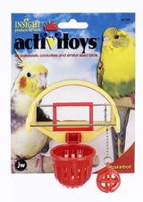 JW Pet ActiviToy Birdie Basketball Bird Toy