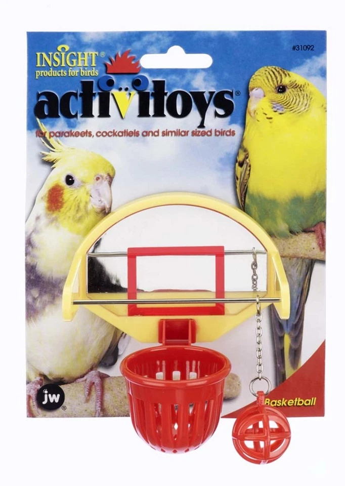 JW Pet ActiviToy Birdie Basketball Bird Toy