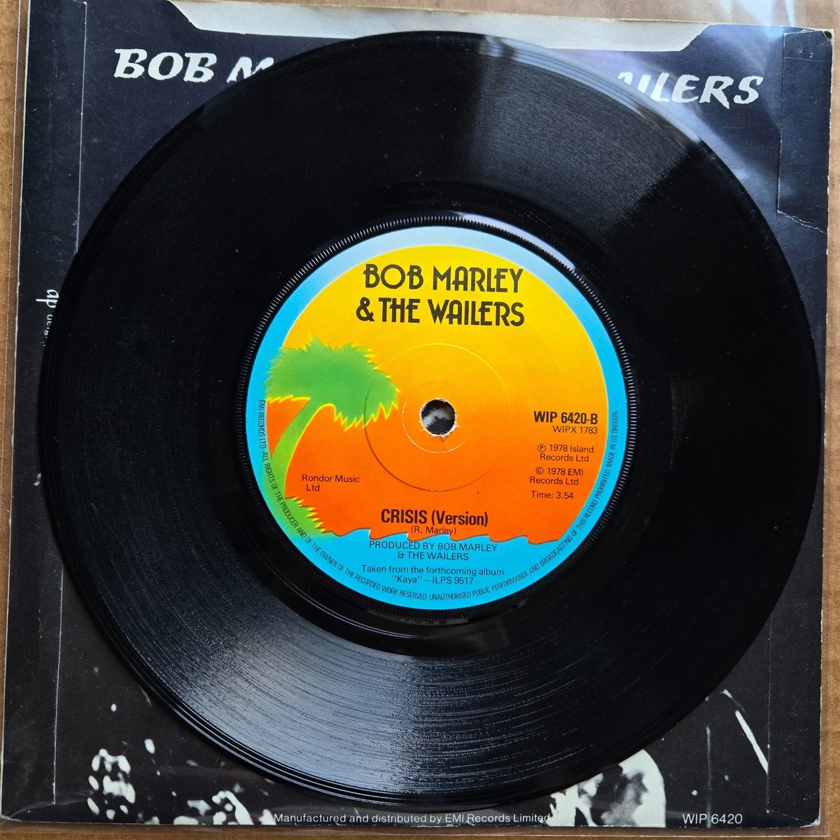 Bob Marley and The Wailers 旧規格　未開封 BOB MARLEY & THE WAILERS Is This Love REGGAE RARE UK IMPORT 45 7