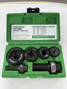 Greenlee 735BB Ball Bearing Knockout Punch Set Model 735BB MPN 735BB