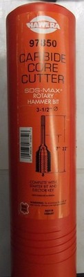 Hawera 97850 3-1/2'' by 22'' SDS Max Hammer Core Bit 1-Piece Germany