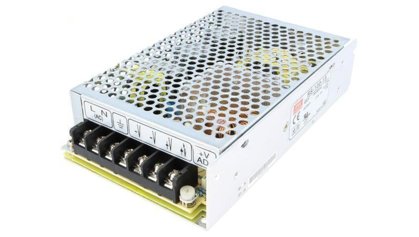 5904006721943 RS-100-15 Zasilacz impulsowy do wbudowania moduowy 100W 15VDC 7A