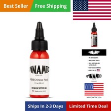 Chinese Red Tattoo Ink: Vibrant, Sterilized, -Made Since 1990 Trusted by...