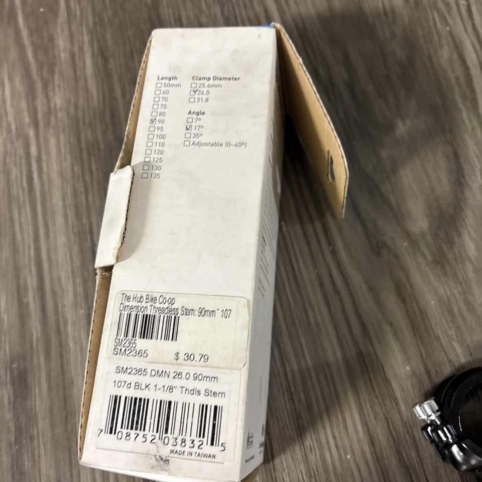 Dimension 120mm 17 Degree 26.0mm 1 1/8 Threadless Stem #G3 - Image 3 of 3